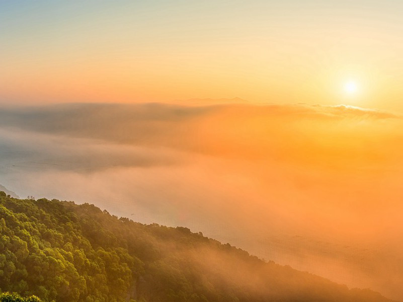 我欲穿花寻路,直入白云深处,浩气展虹霓的出处意思赏析